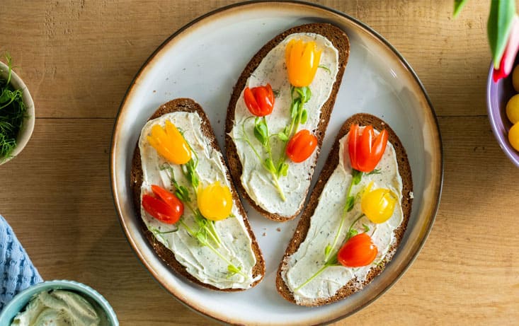 Forårsfriske LingonGrova-sandwiches - Opskrifter | Pågen