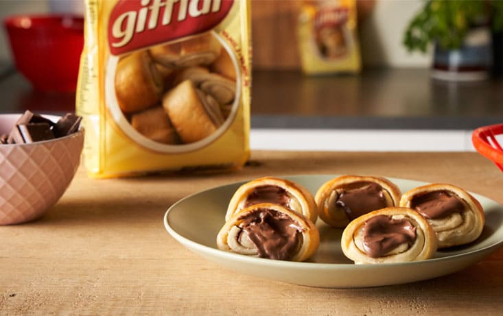 Gifflar Vanilje + chokolade hack - Opskrifter | Pågen
