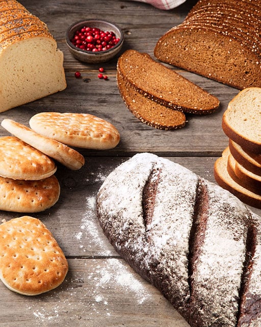 Billede af brød uden emballage