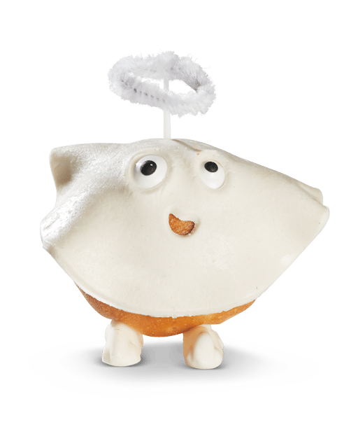 Billede af Vanillas bolle klædt ud som Glorious Ghost