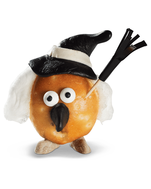 Billede af Vanillas bolle klædt ud som en Weird Witch