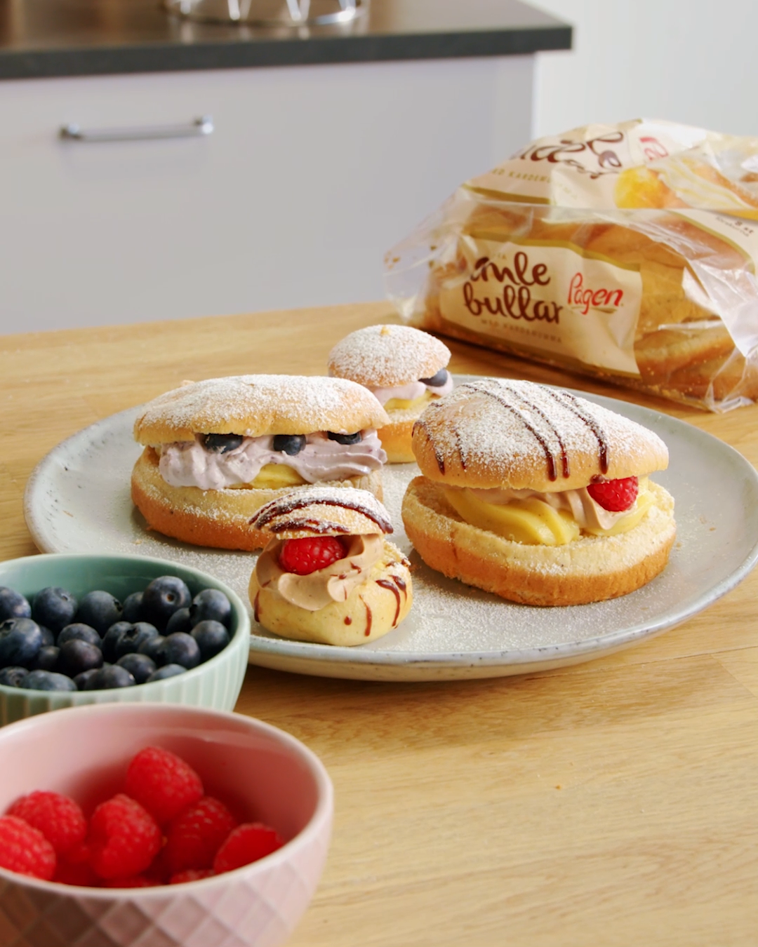 Overskrift Semlebullar med variation