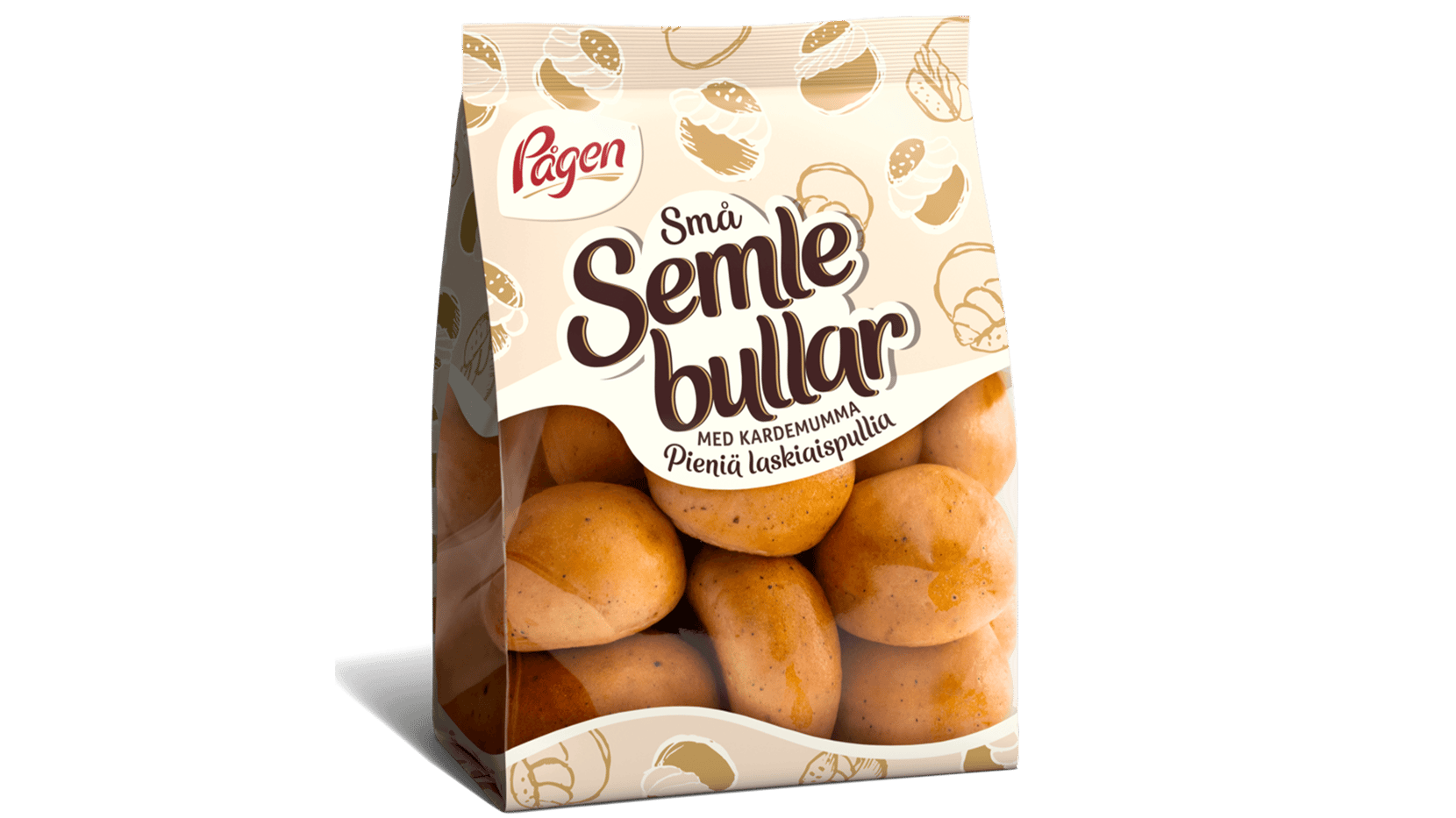 Billede af Små Semlebullar i sin emballage
