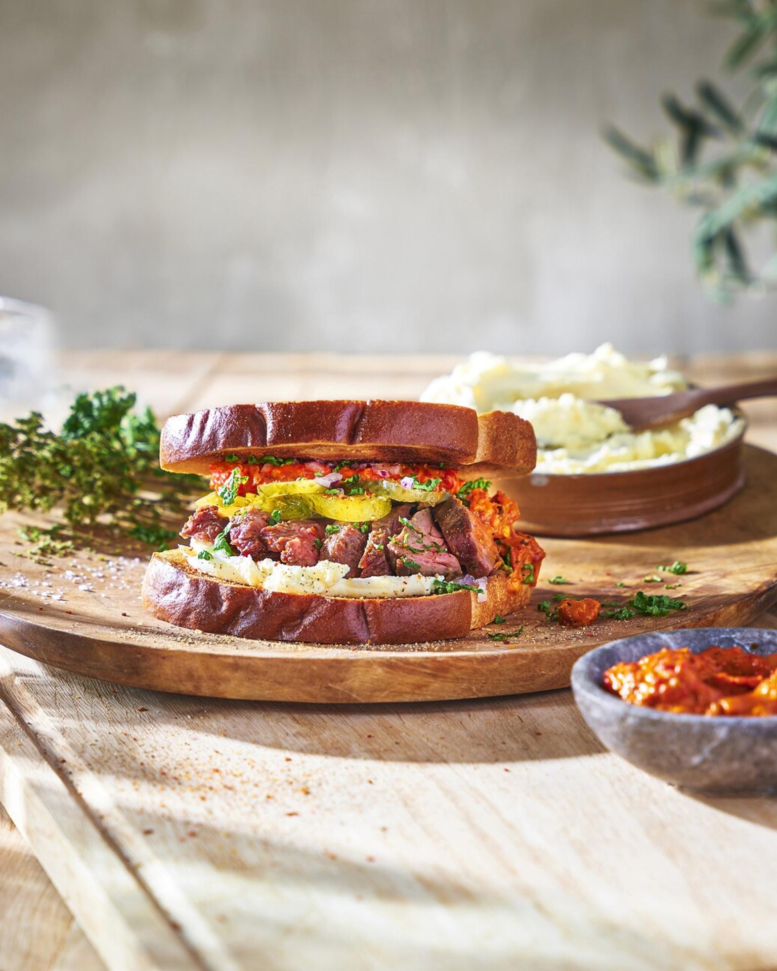 Overskrift Croatian steak sandwich