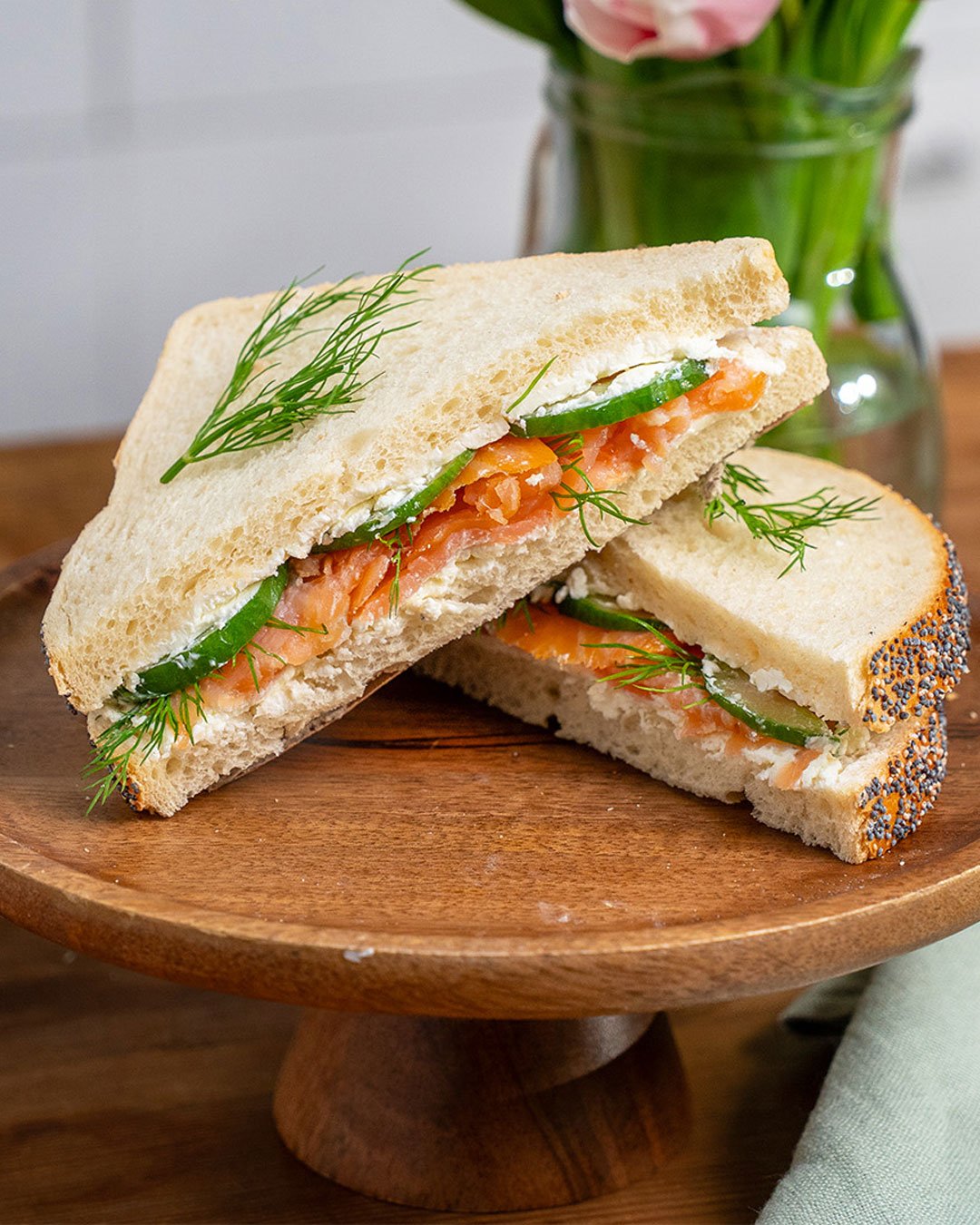 Overskrift Lækre laksesnitter på Roast'n Toast