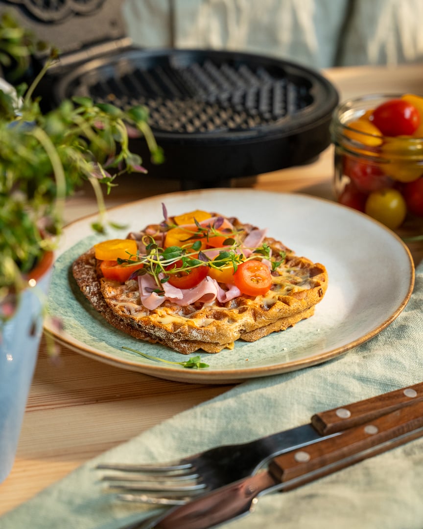 Overskrift Mættende vaffelsandwich