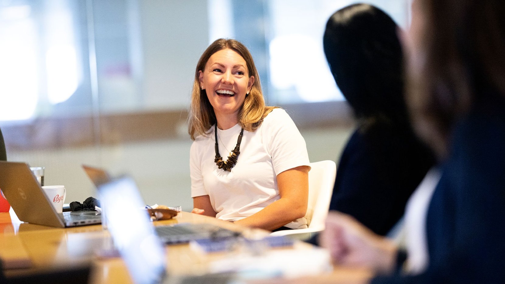 Billede af personalet fra kontoret