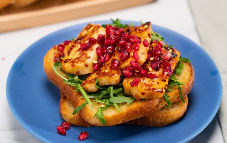 Hot honey Halloumi - Opskrifter | Pågen