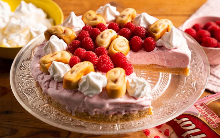 Islagkage med Gifflar Raspberry & Vanilla - Opskrifter | Pågen