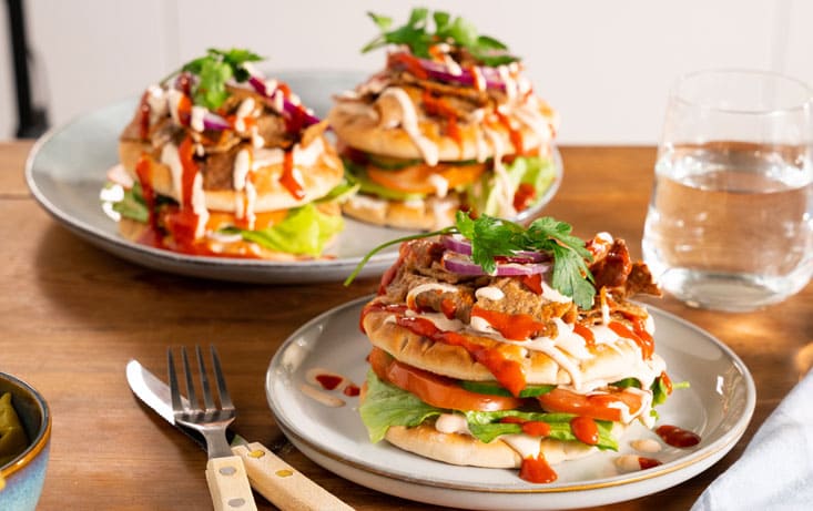 Kebabsandwichtærte  - Opskrifter | Pågen