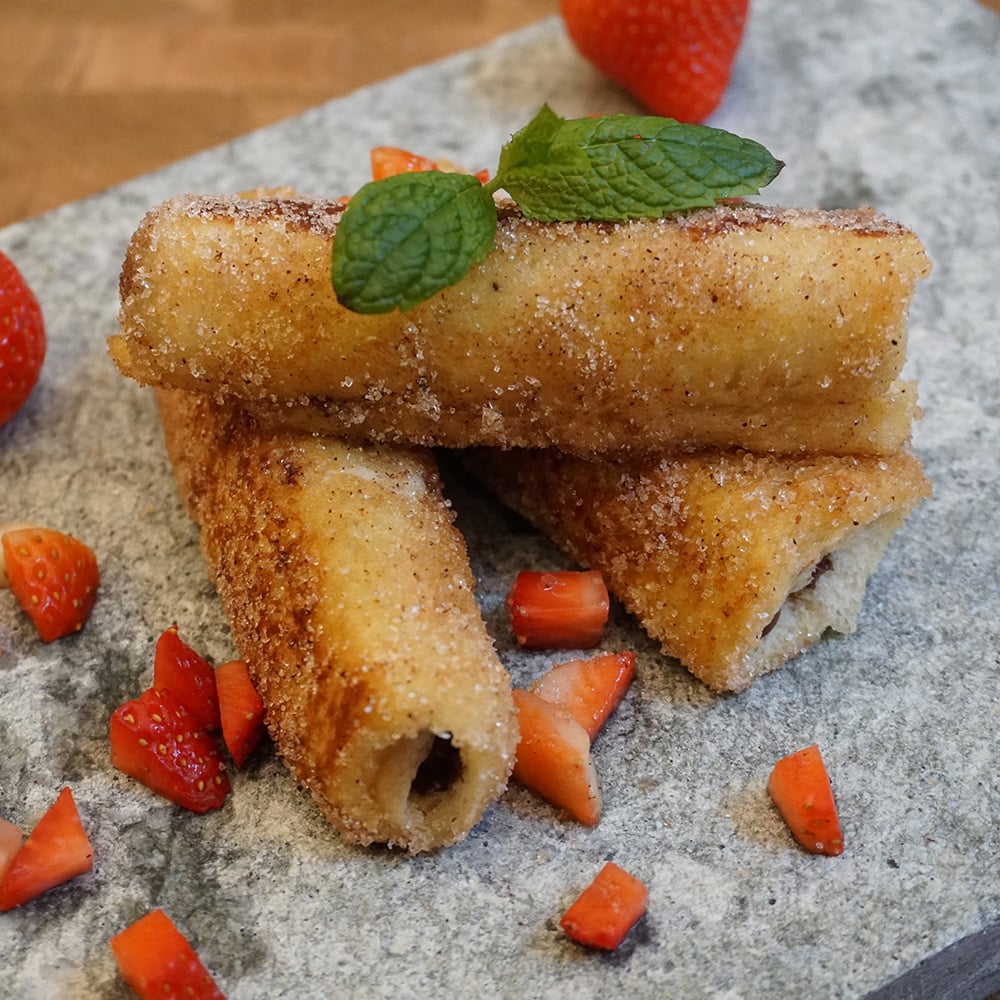 Ruller med hasselnødscreme