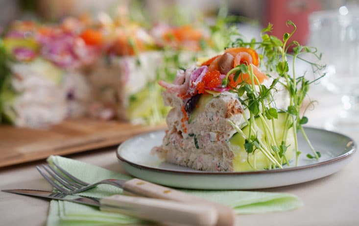 Forårs sandwichtærte