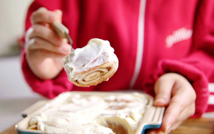 Varme Gifflar med cream cheese-frosting - Opskrifter | Pågen